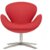 Sillón SWAN AIR – similpiel Rojo – ARNE JACOBSEN Style