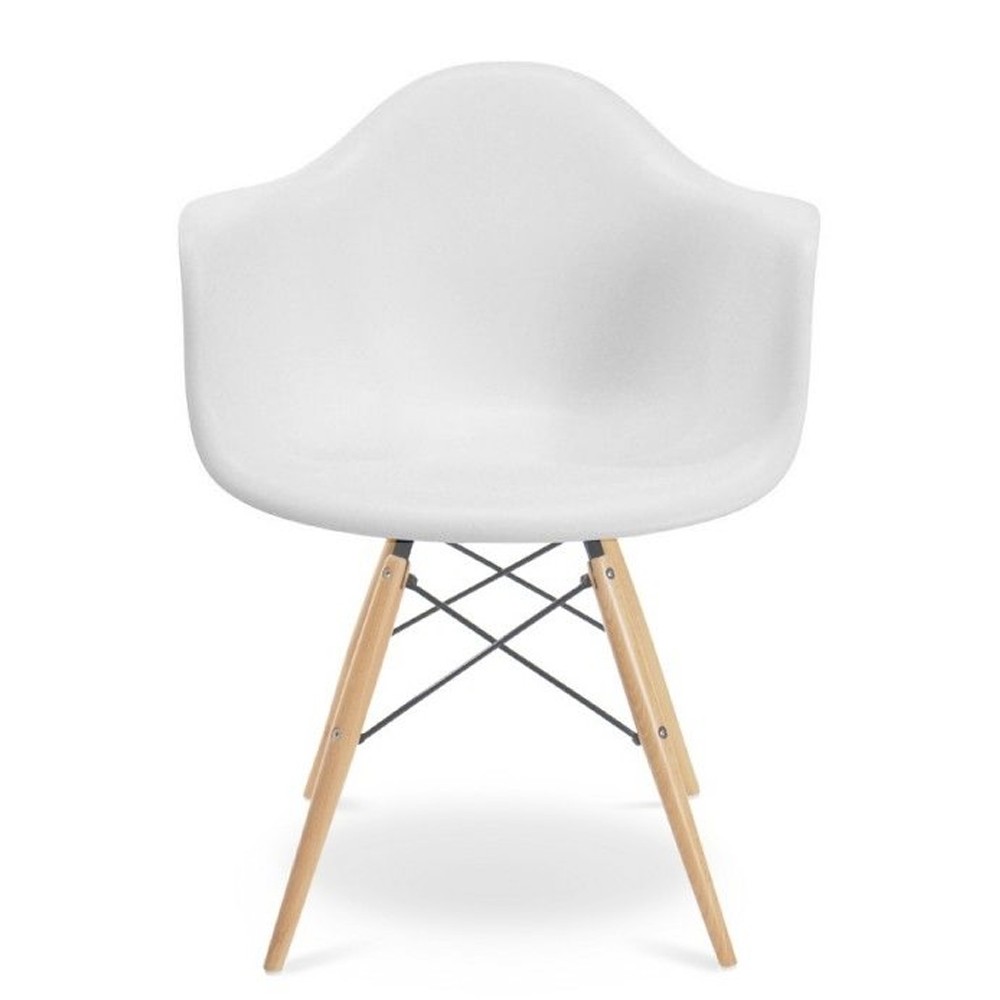 Silla de comedor Blanco TOW WOOD ARMS