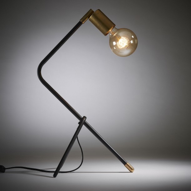 Lámpara de sobremesa OLOT - metal Negro