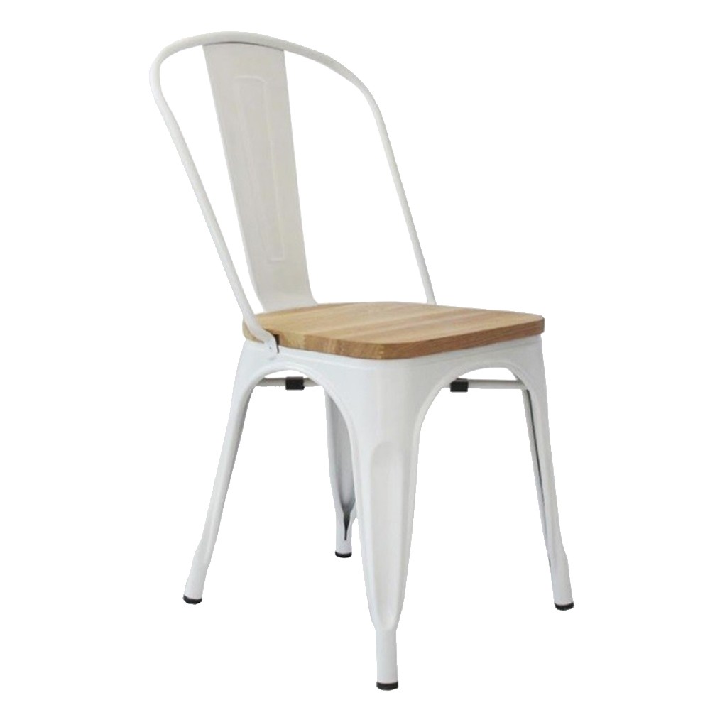 Silla de comedor Blanco A BRASSY TOLIX Style Silla de comedor Blanco A BRASSY TOLIX Style
