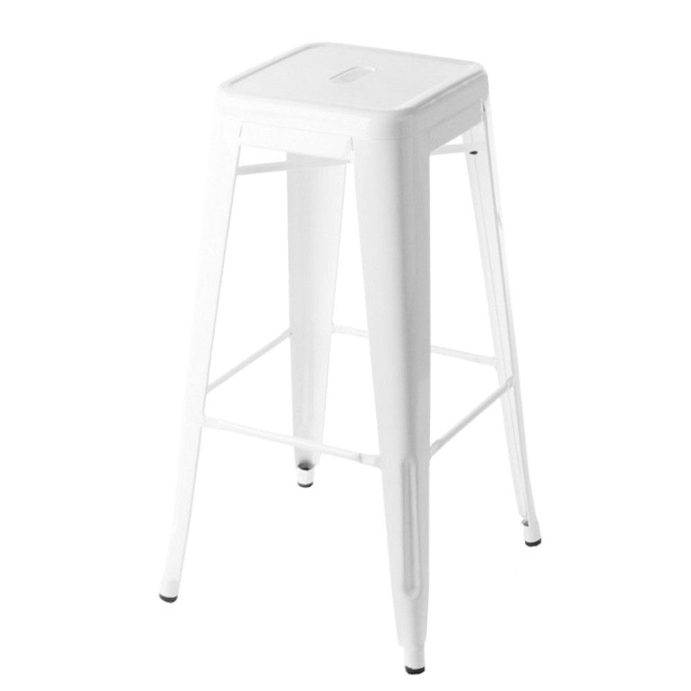 Taburete alto TOLIX H76 Style – Blanco – réplica Xavier Pauchard