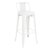 Taburete alto SQUARE TOLIX H77 Style – metal Blanco