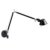Lámpara aplique plegable TOLOMEO PARETE Style – aluminio Negro