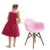 Silla infantil Rosa TOW WOOD ARMS