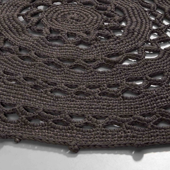 Alfombra SERROB 100 - algodón Gris