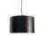 Lámpara de suspensión LAHORET – tejido Negro