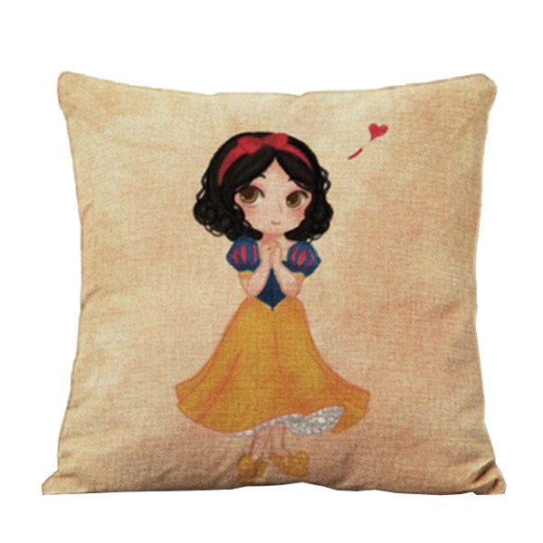 Cojín BLANCANIEVES algodón 45×45 – incluye relleno