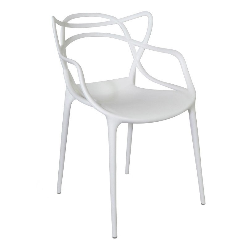 Silla de exterior Blanco COURVE