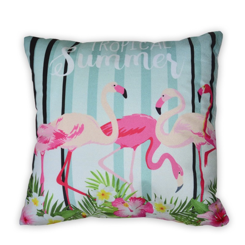 Cojín TROPICAL SUMMER algodón 45×45 – incluye relleno