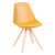 Silla de comedor Mostaza NORDIK FLAK