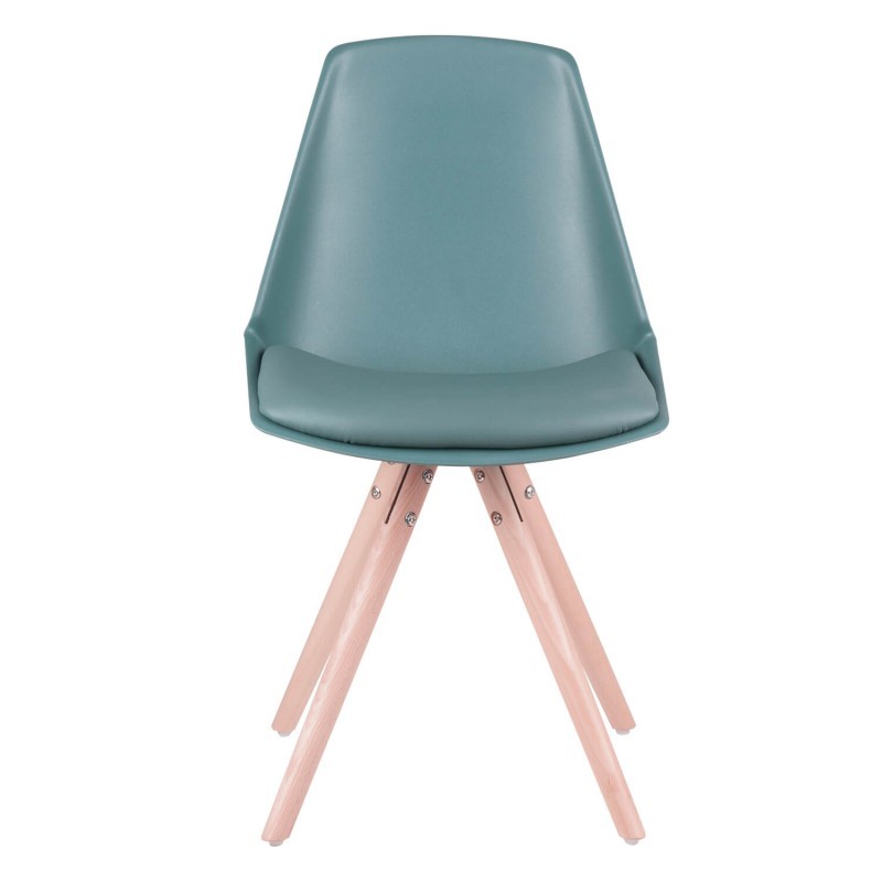 Silla de comedor Verde esmeralda NORDIK FLAK