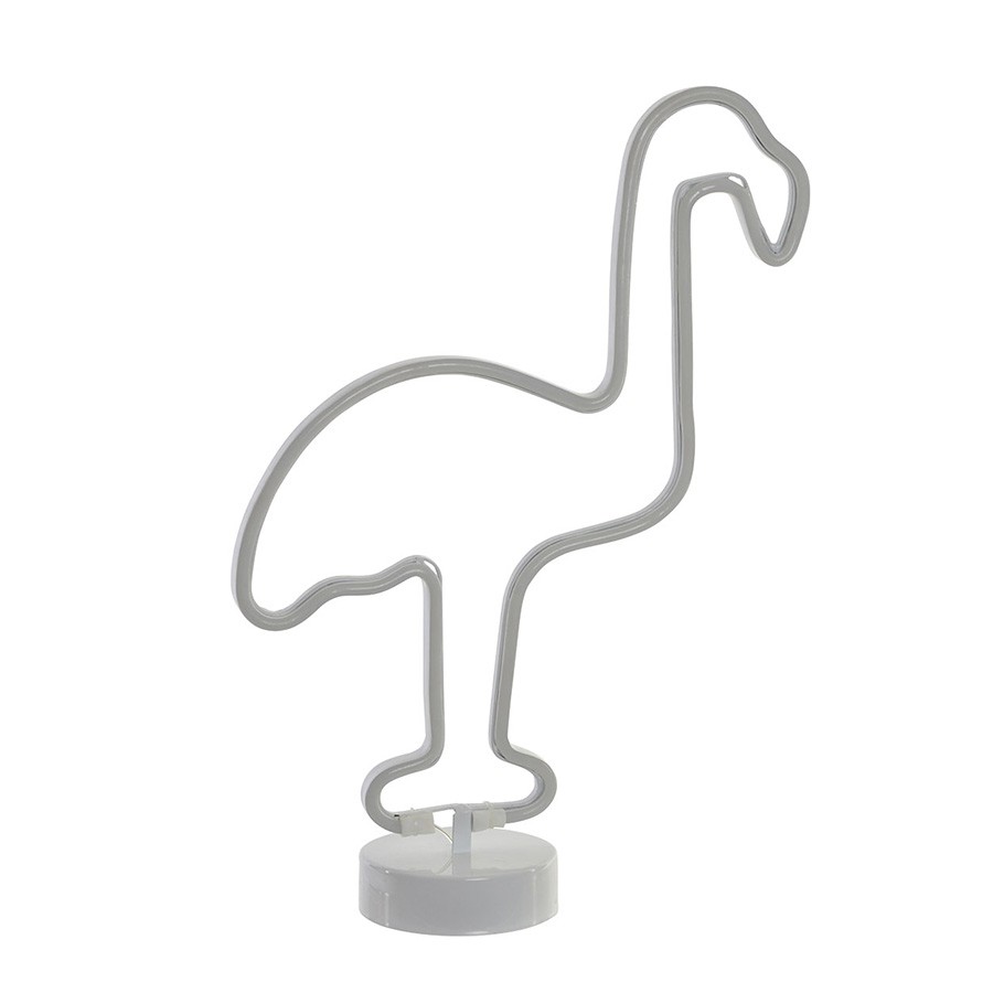 Iluminación decorativa LED FLAMENCO – metal Blanco