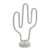 Iluminación decorativa LED CACTUS – metal Blanco