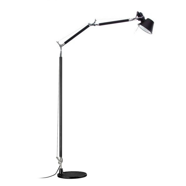 Lámpara de pie TOLOMEO TERRA Style – aluminio Negro Lámpara de pie TOLOMEO TERRA Style – aluminio Negro