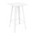 Mesa alta de bar TOLIX Style 60×60 – Blanco