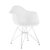 Silla de comedor Blanco TOW METAL ARMS
