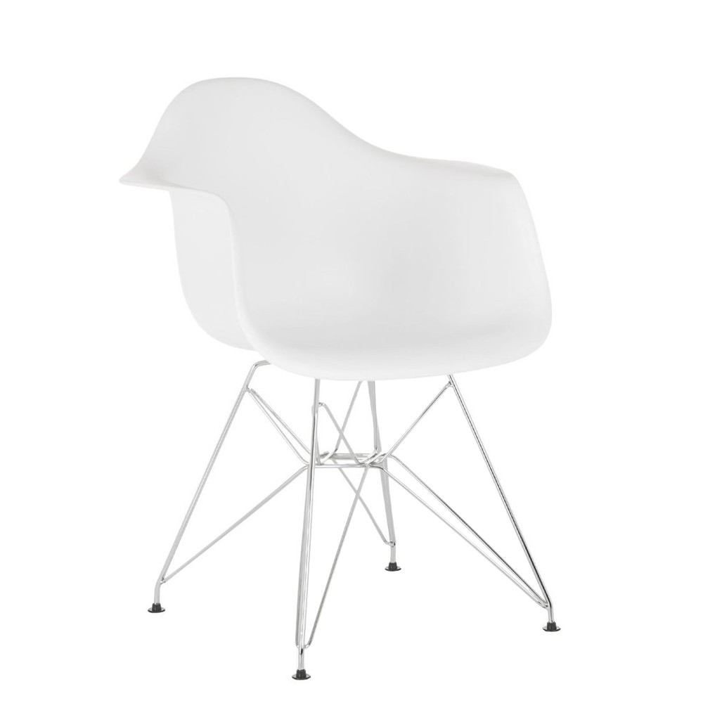 Silla de comedor Blanco TOW METAL ARMS