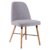 Silla de comedor Gris claro ALIDAL