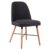 Silla de comedor Gris oscuro ALIDAL