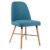 Silla de comedor Azul ALIDAL