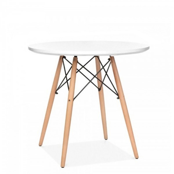 Pack de 2 sillas TOW FLAK + mesa redonda 80 TOW DINING