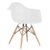 Silla de comedor Blanco TOW WOOD ARMS