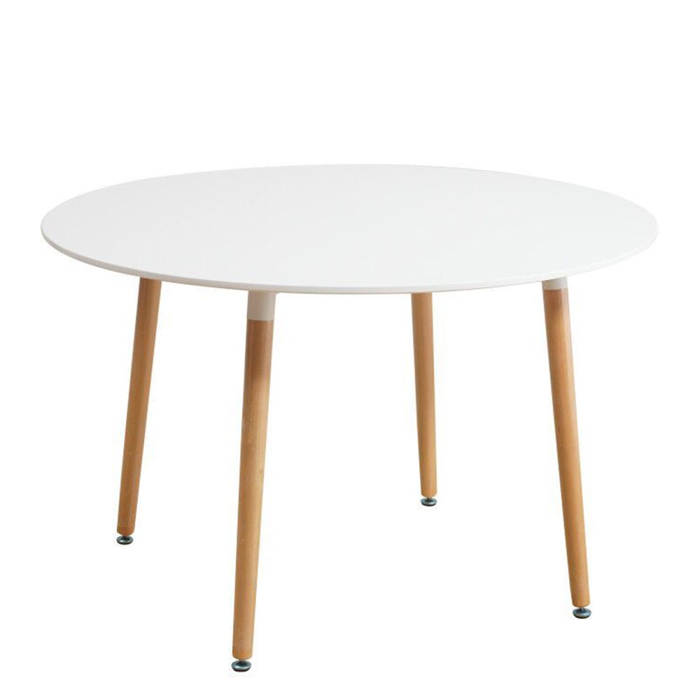 Pack de 4 sillas FLAK + mesa redonda 110 BANDIK