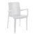 Silla de exterior Blanco POLE ARMS