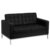 Sofá 2 plazas BRICKEL – similpiel Negro