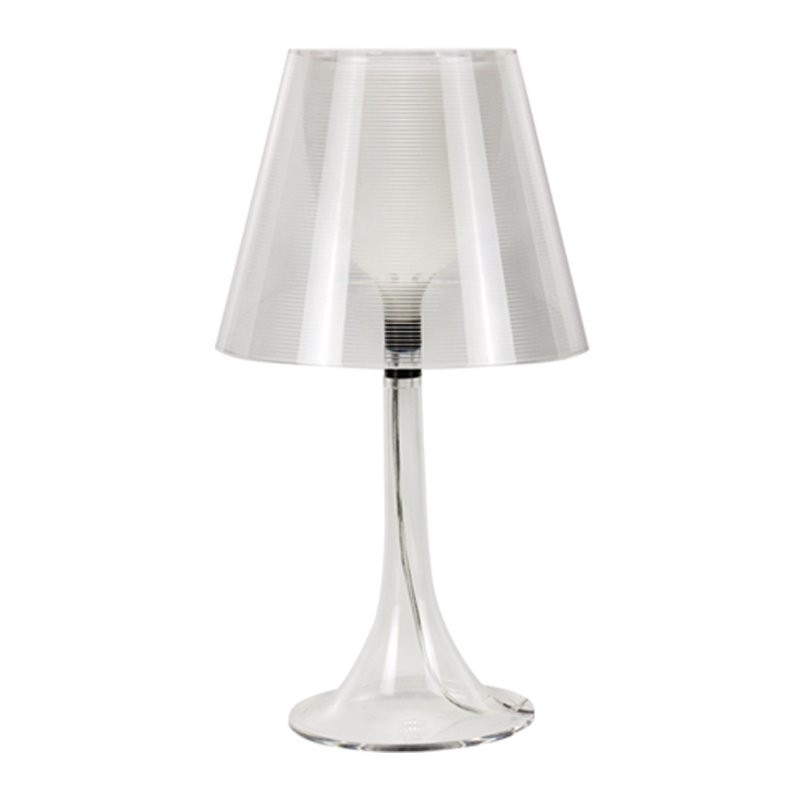 Lámpara de sobremesa FICUS – plástico Transparente