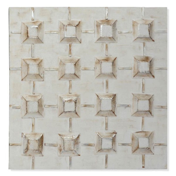 Cuadro lienzo decorativo DAVOS CUA 80 x 80 – madera