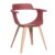 Silla de comedor Rojo HOLLOW