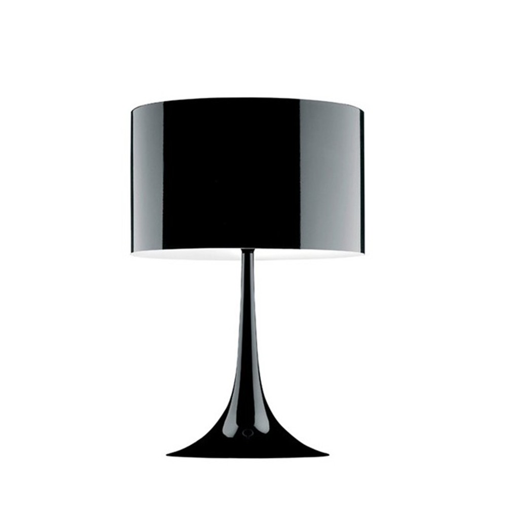 Lámpara de sobremesa FIBULA – metal Negro – tela