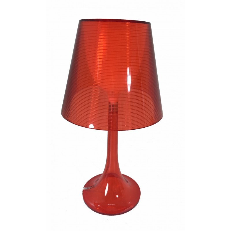 Lámpara de sobremesa FICUS – plástico Rojo