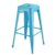 Taburete alto TOLIX H76 Style – metal Azul Turquesa