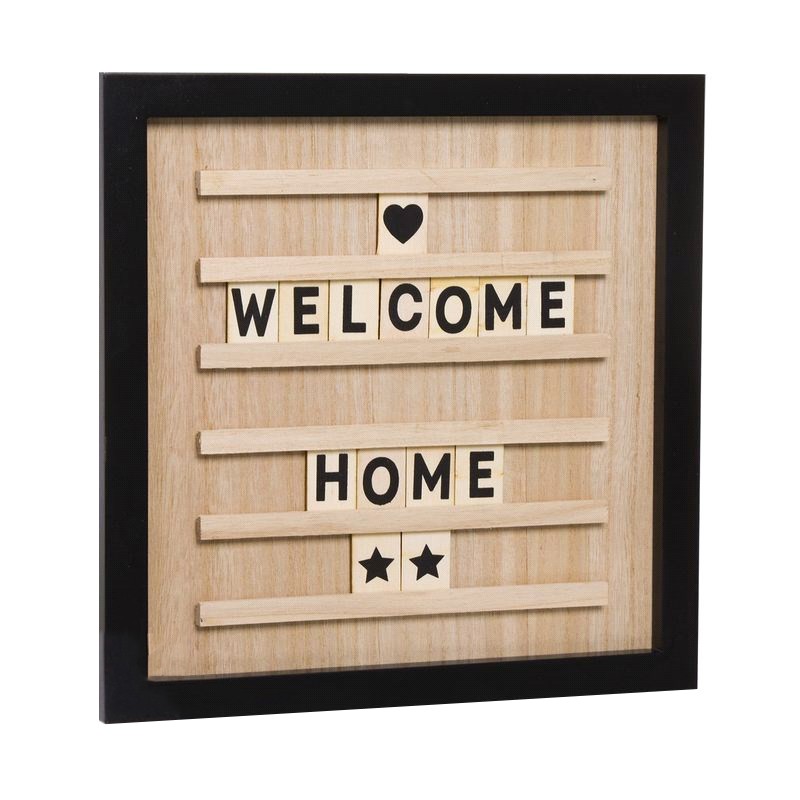 Pizarra decorativa WOODI – madera Natural