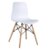 Silla de comedor Blanco TOW WOOD EBONY