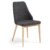 Silla de comedor Gris oscuro ROXEN