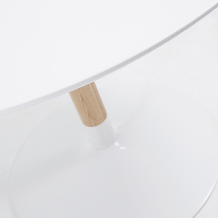 Mesa de comedor PANAMA 110 - madera de Fresno - metal