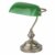 Lámpara de sobremesa NAMIBIA – acero Oro –  cristal Verde