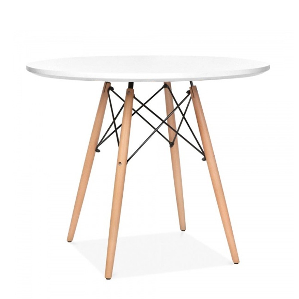 Pack de 4 sillas SUPER FLAK + mesa redonda 100 TOW DINING