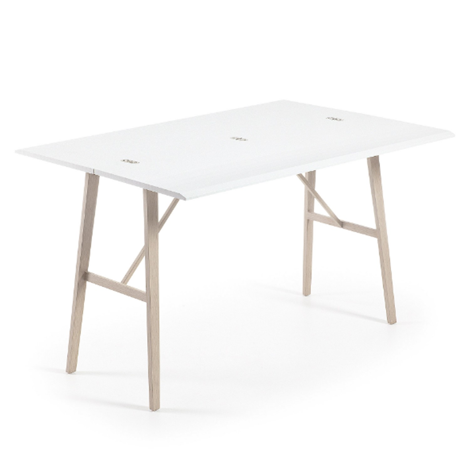 Consola extensible VILNA - madera Blanco