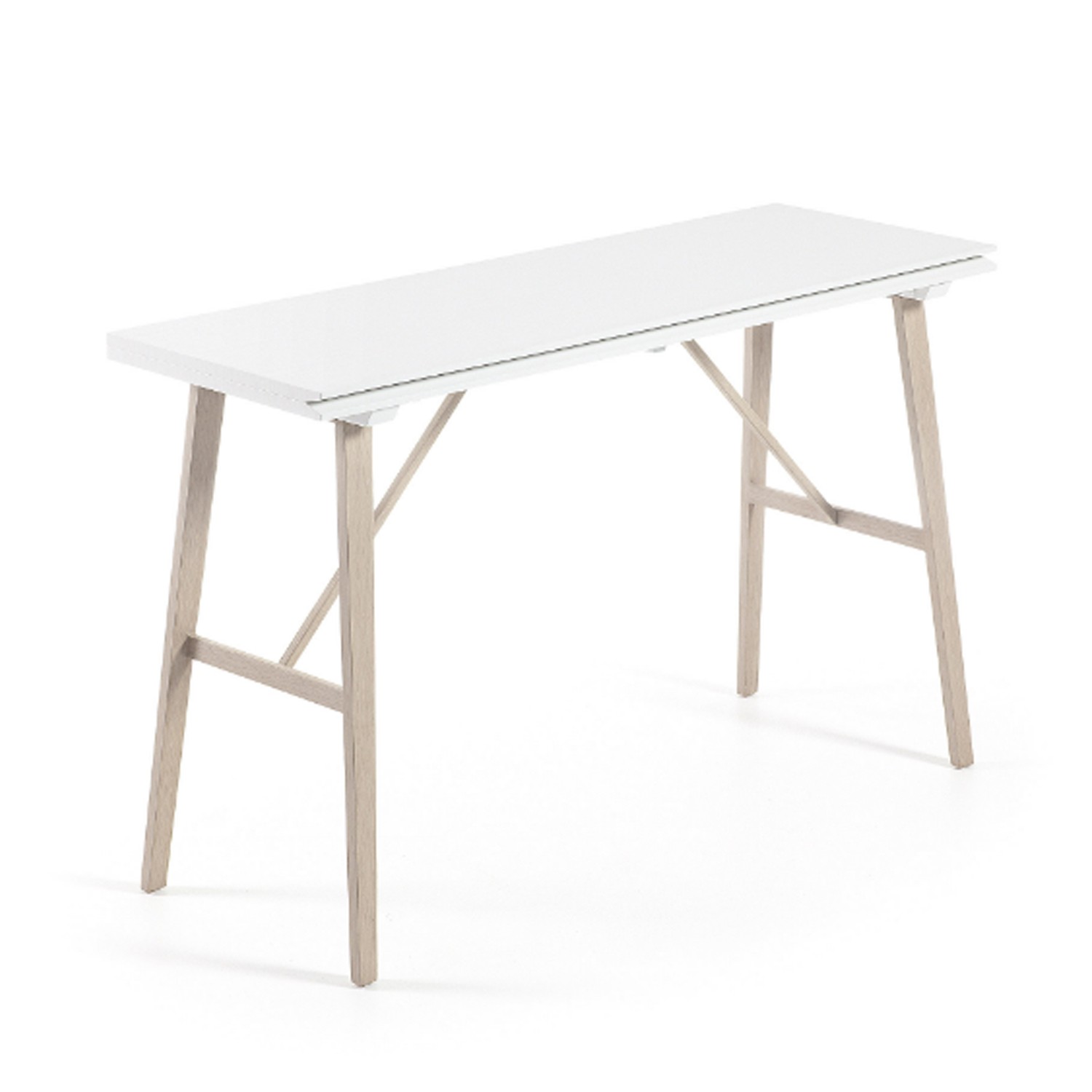 Consola extensible VILNA – madera Blanco