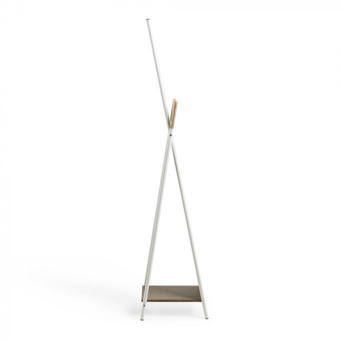 Espejo de pie WILLIAMS - metal Blanco - madera Natural