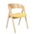 Silla de comedor Roble Mostaza JUBEL