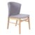 Silla de comedor Gris claro LUMIERE