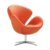 Sillón SWAN AIR – tapizado Naranja – ARNE JACOBSEN Style