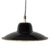 Lámpara de suspensión LOGE – metal Negro