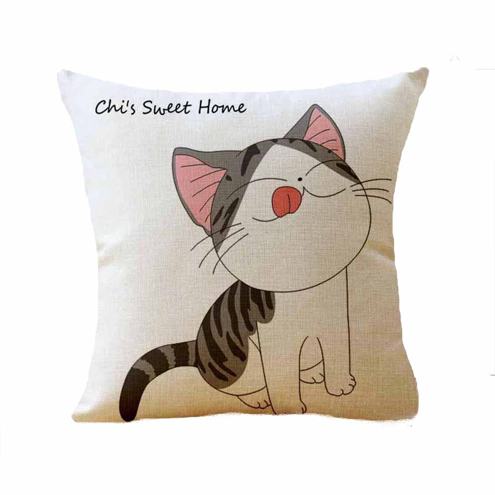 Cojín CHI CAT 3 algodón 45×45 – incluye relleno