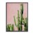 Lámina con marco CACTUS PINK 30×40